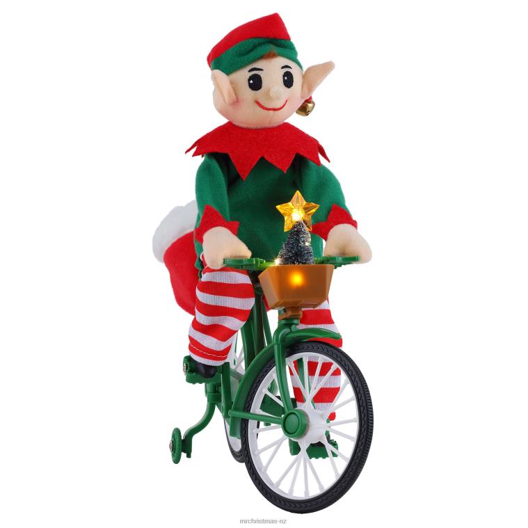 Mr. Christmas Decoration 11 Animated Cycling Elf 0J026207