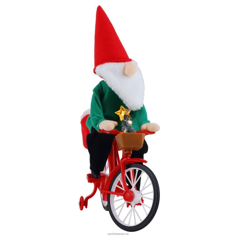 Mr. Christmas Decoration 11 Animated Cycling Gnome 0J026208