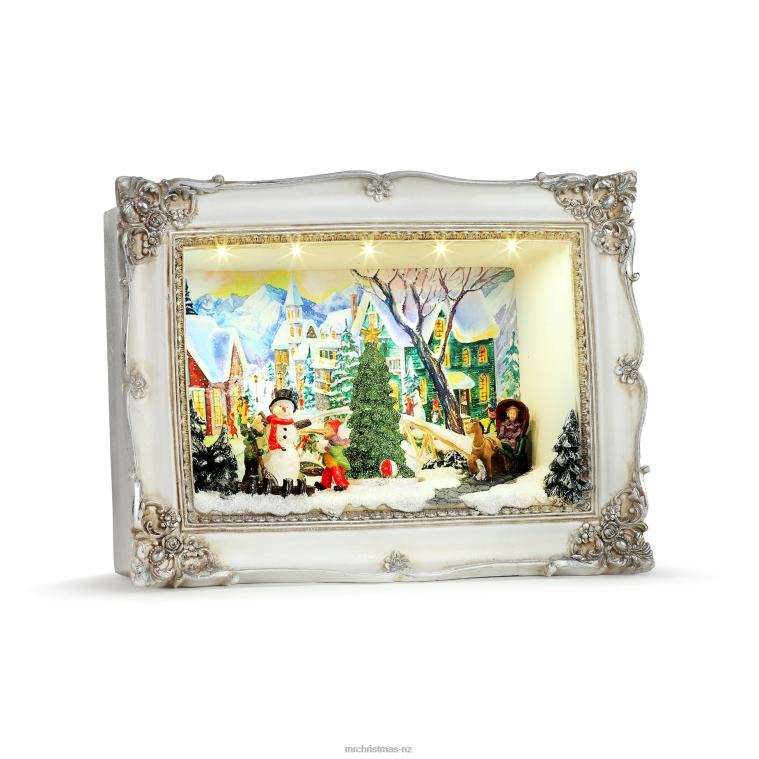 Mr. Christmas Decoration 11 Animated Shadow Box-Village 0J026154