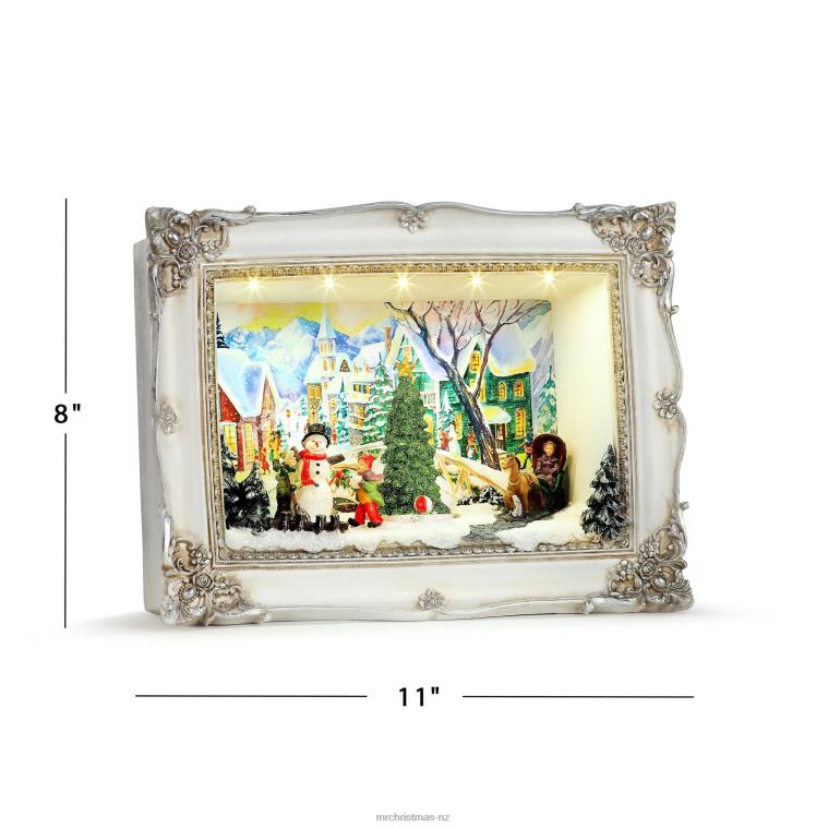 Mr. Christmas Decoration 11 Animated Shadow Box-Village 0J026154