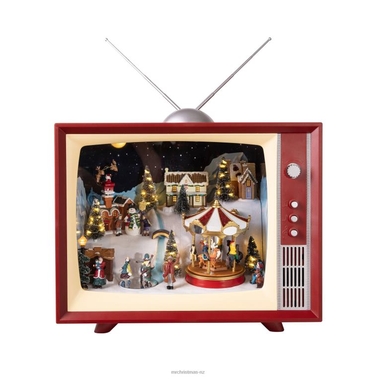 Mr. Christmas Decoration 15 Animated & Musical Vintage Television 0J026213