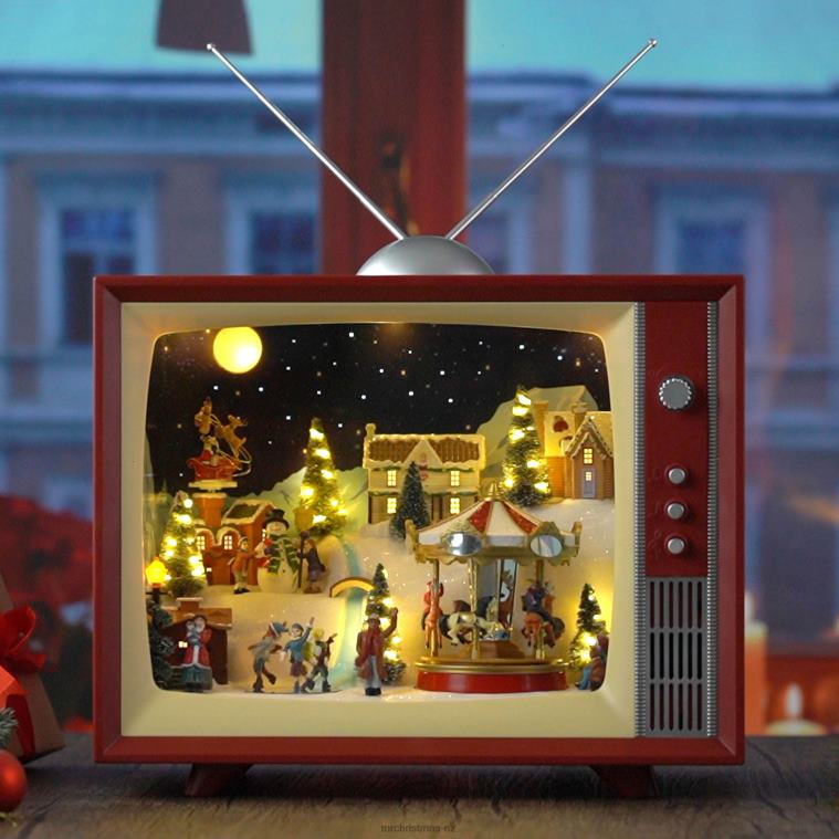 Mr. Christmas Decoration 15 Animated & Musical Vintage Television 0J026213