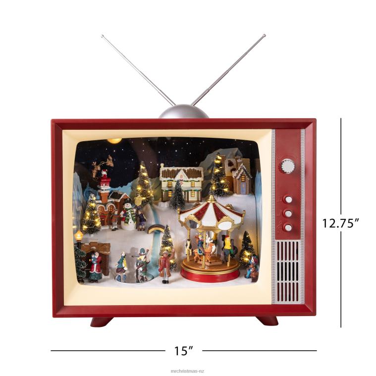 Mr. Christmas Decoration 15 Animated & Musical Vintage Television 0J026213