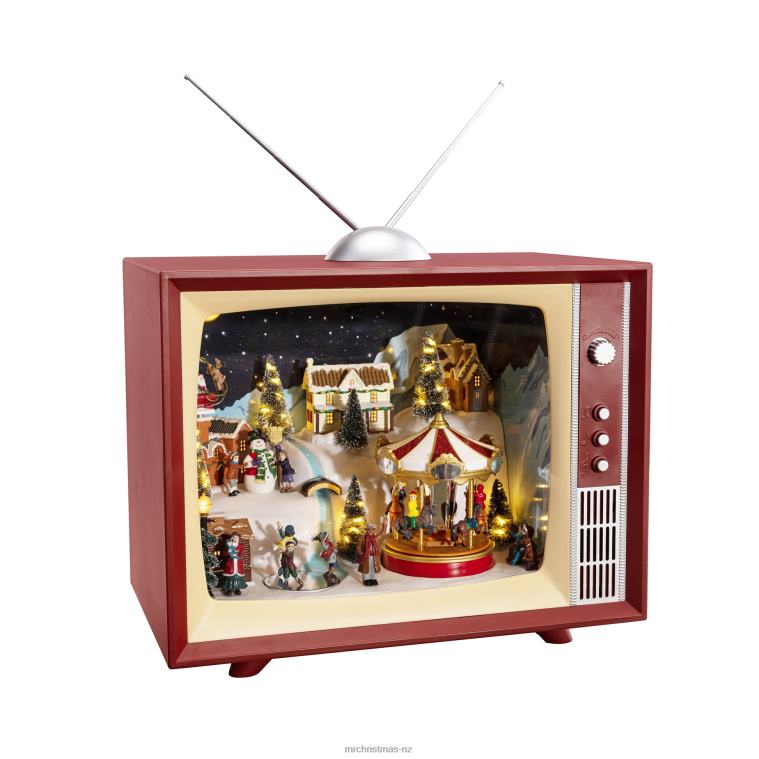 Mr. Christmas Decoration 15 Animated & Musical Vintage Television 0J026213