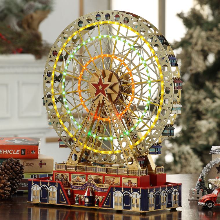 Mr. Christmas Decoration 15 Animated World's Fair Grand Ferris Wheel 0J026196