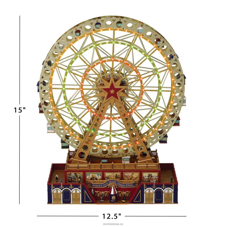 Mr. Christmas Decoration 15 Animated World's Fair Grand Ferris Wheel 0J026196