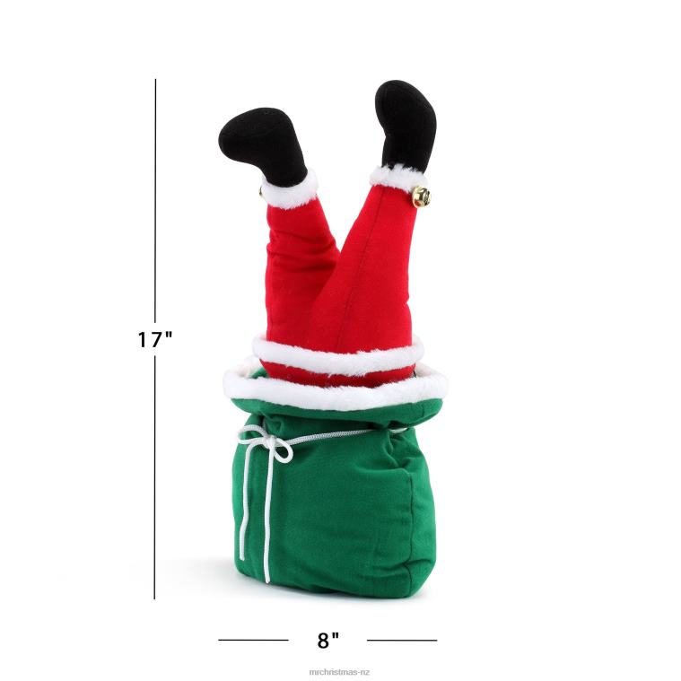 Mr. Christmas Decoration 17 Animated Kicker in Bag-Santa 0J026212