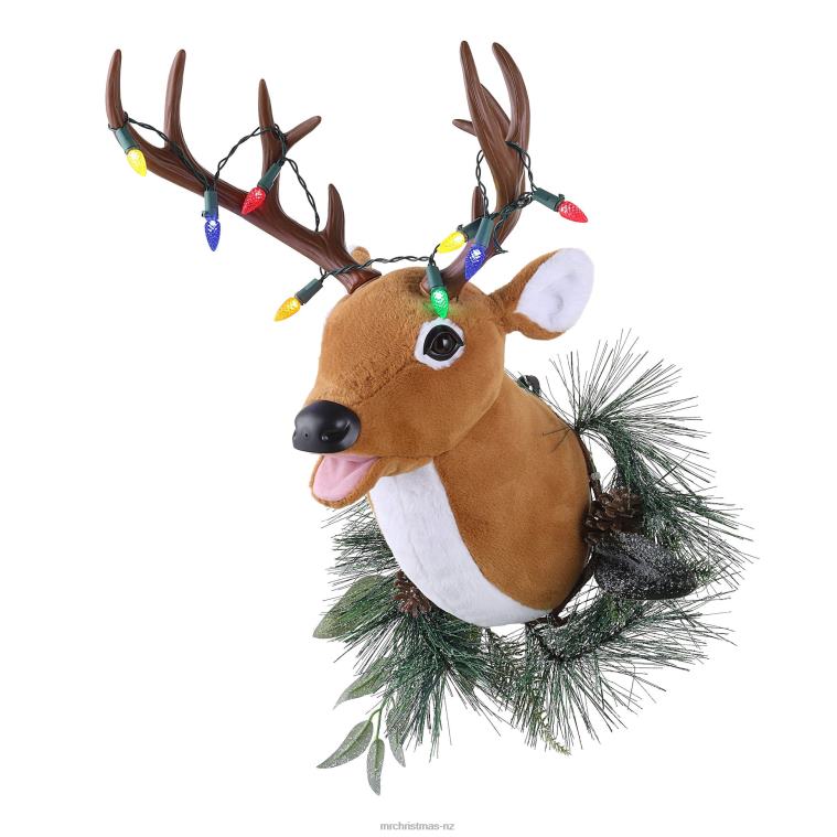 Mr. Christmas Decoration 20 Motion Activated LED Singing Reindeer 0J026180