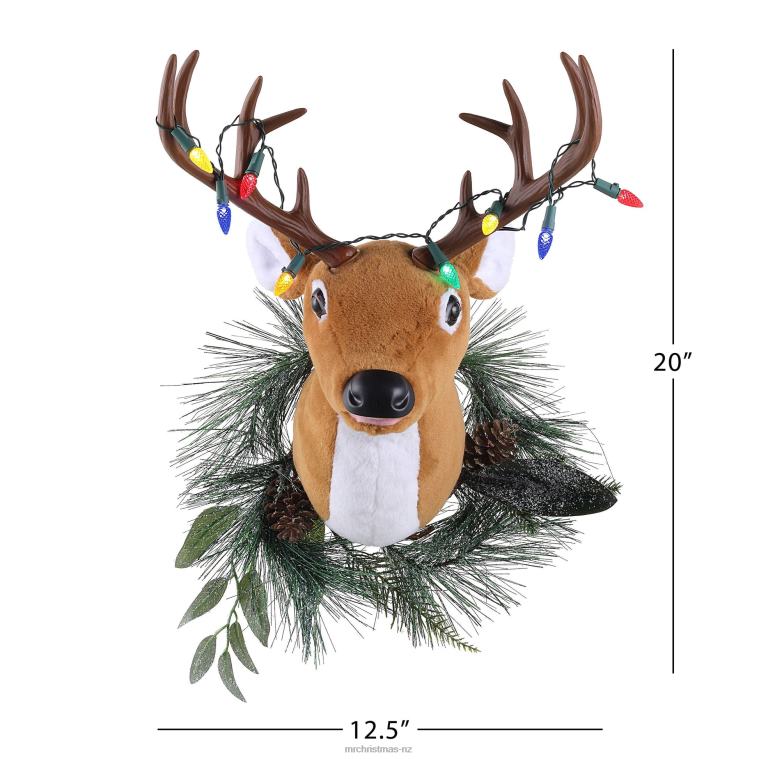 Mr. Christmas Decoration 20 Motion Activated LED Singing Reindeer 0J026180