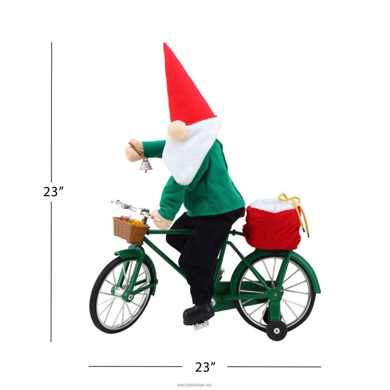 Mr. Christmas Decoration 23 Animated Cycling Gnome 0J026209