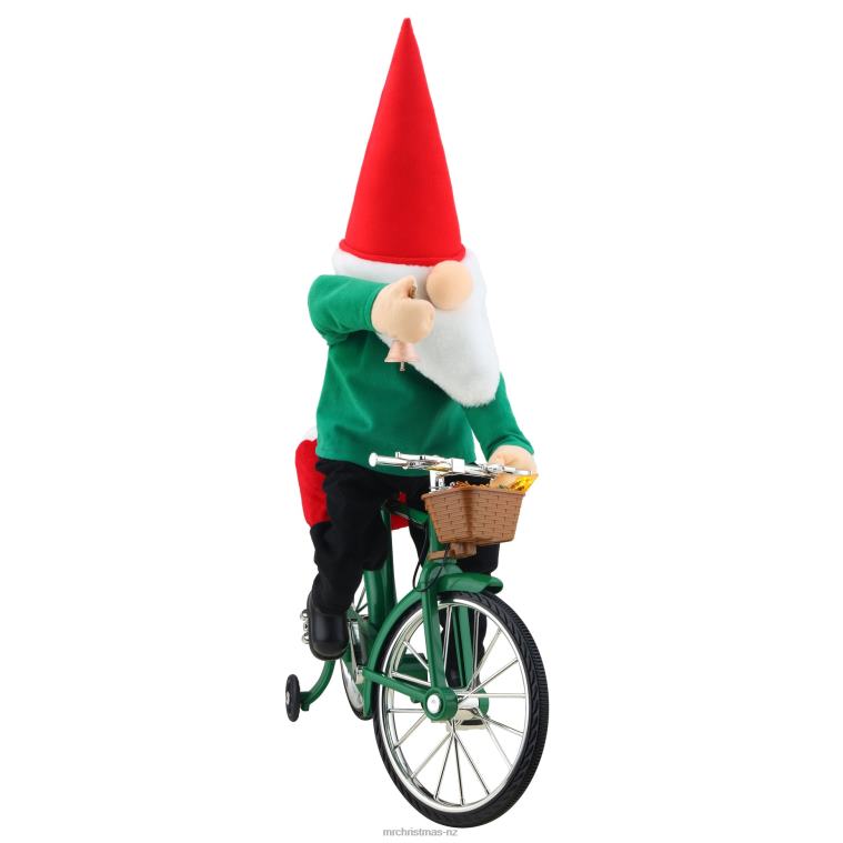 Mr. Christmas Decoration 23 Animated Cycling Gnome 0J026209