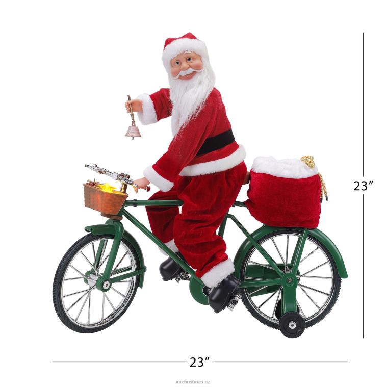 Mr. Christmas Decoration 23 Animated Cycling Santa 0J026177