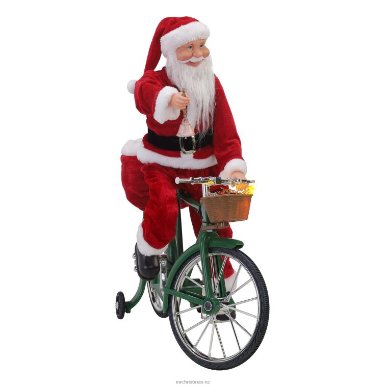 Mr. Christmas Decoration 23 Animated Cycling Santa 0J026177