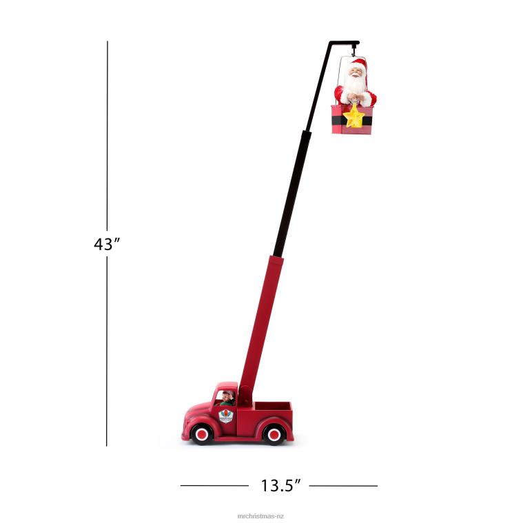 Mr. Christmas Decoration 43 Animated North Pole Lighting Crew-White Santa 0J026204