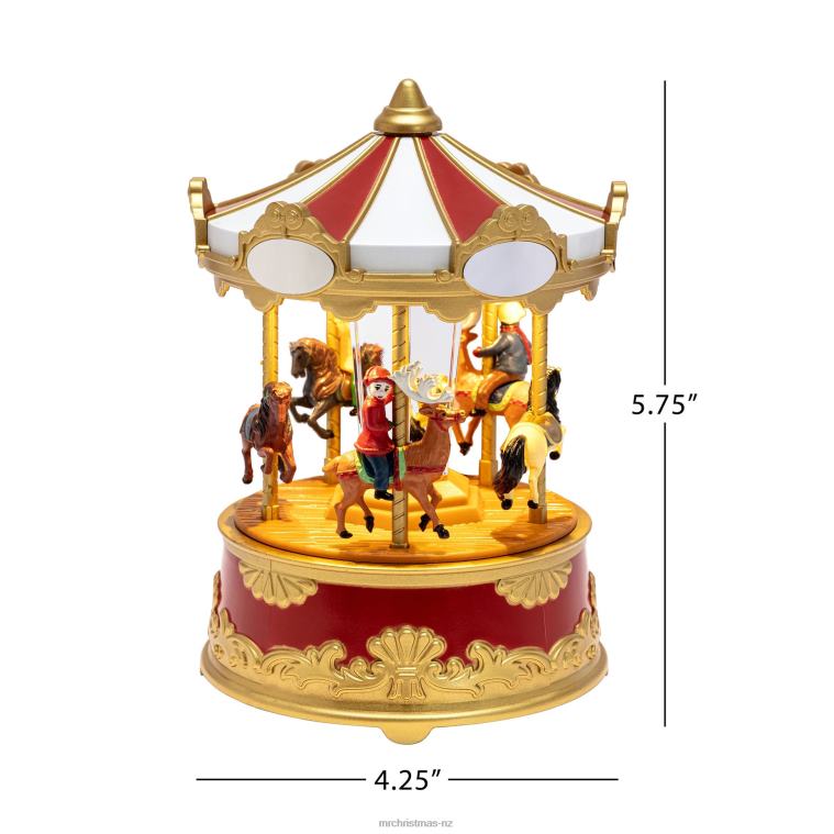 Mr. Christmas Decoration 5.75 Animated & Musical Carousel 0J026195
