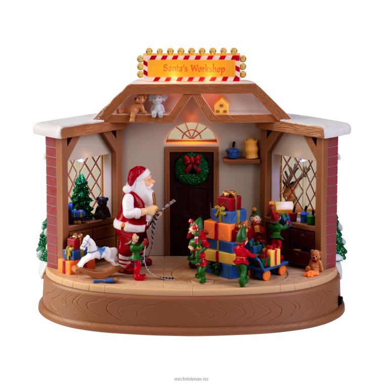 Mr. Christmas Decoration 8 Animated & Musical Santa's Workshop 0J026214