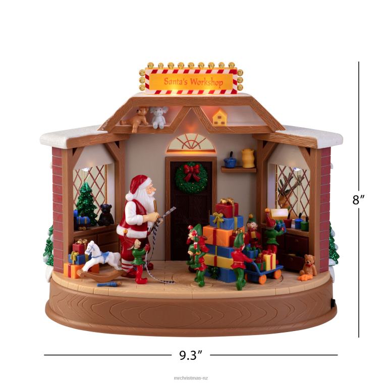 Mr. Christmas Decoration 8 Animated & Musical Santa's Workshop 0J026214