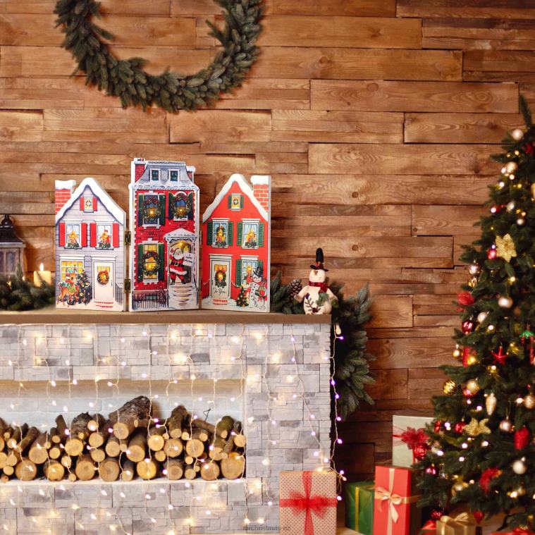 Mr. Christmas Decoration 15 Illuminated Folding Scene-Village 0J026217