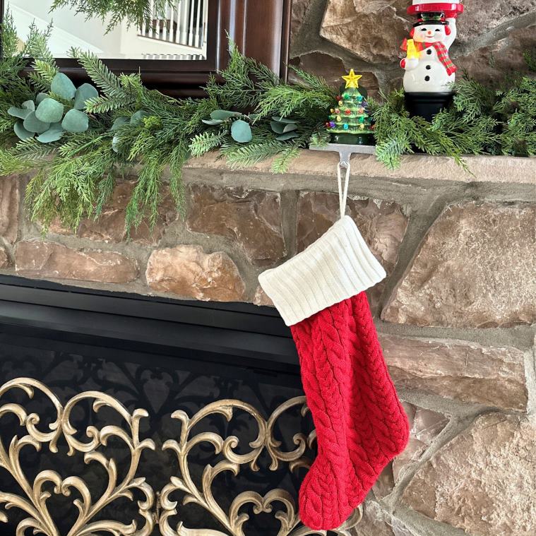 Mr. Christmas Decoration 5 Illuminated Ceramic Stocking Hanger-Green Tree 0J026215