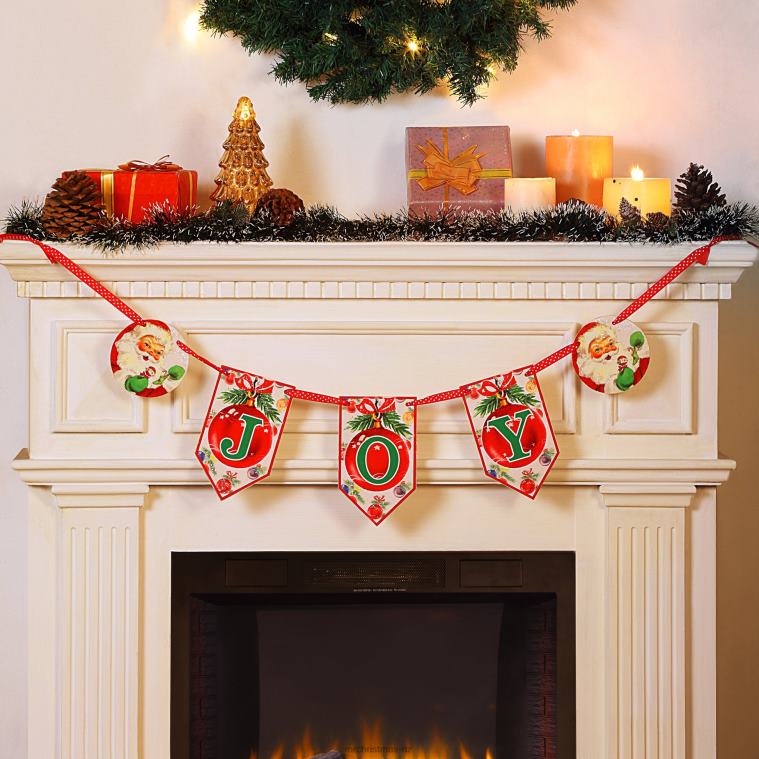 Mr. Christmas Decoration 72 Vintage Banner-Joy 0J026219