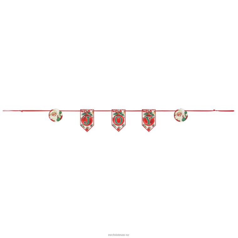 Mr. Christmas Decoration 72 Vintage Banner-Joy 0J026219