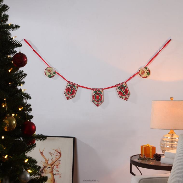 Mr. Christmas Decoration 72 Vintage Banner-Joy 0J026219