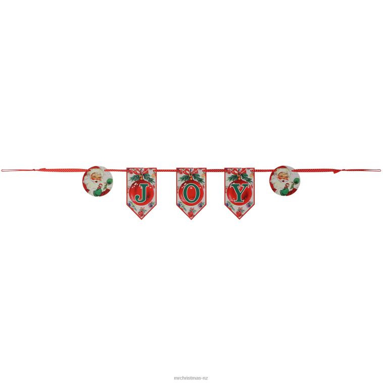 Mr. Christmas Decoration 72 Vintage Banner-Joy 0J026219