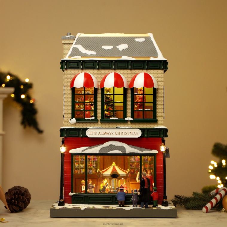 Mr. Christmas Decoration 21.5 Animated & Musical Vintage Department Store 0J026159