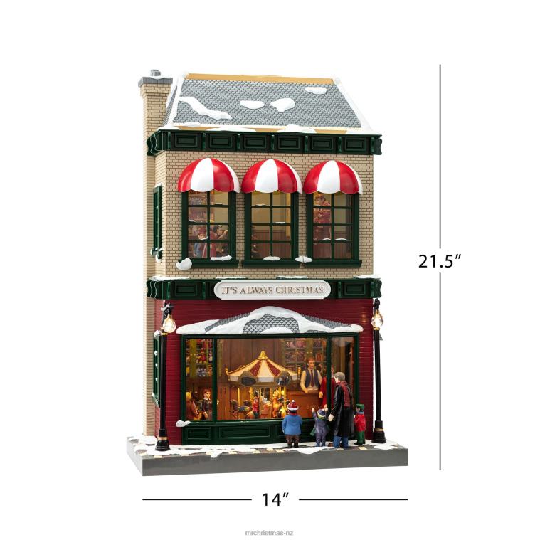 Mr. Christmas Decoration 21.5 Animated & Musical Vintage Department Store 0J026159