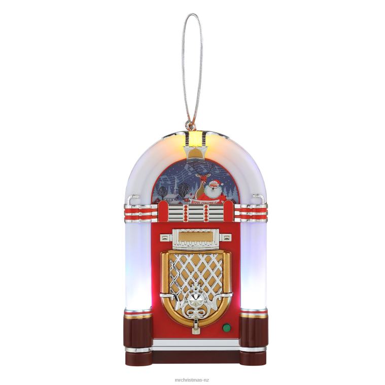 Mr. Christmas Decoration 4.9 Retro Jukebox Ornament-White 0J026229