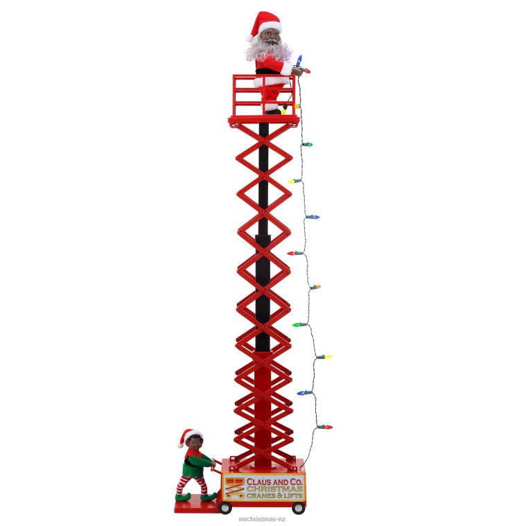 Mr. Christmas Decoration 50 Animated & Musical Santa's Lift-Black 0J026164