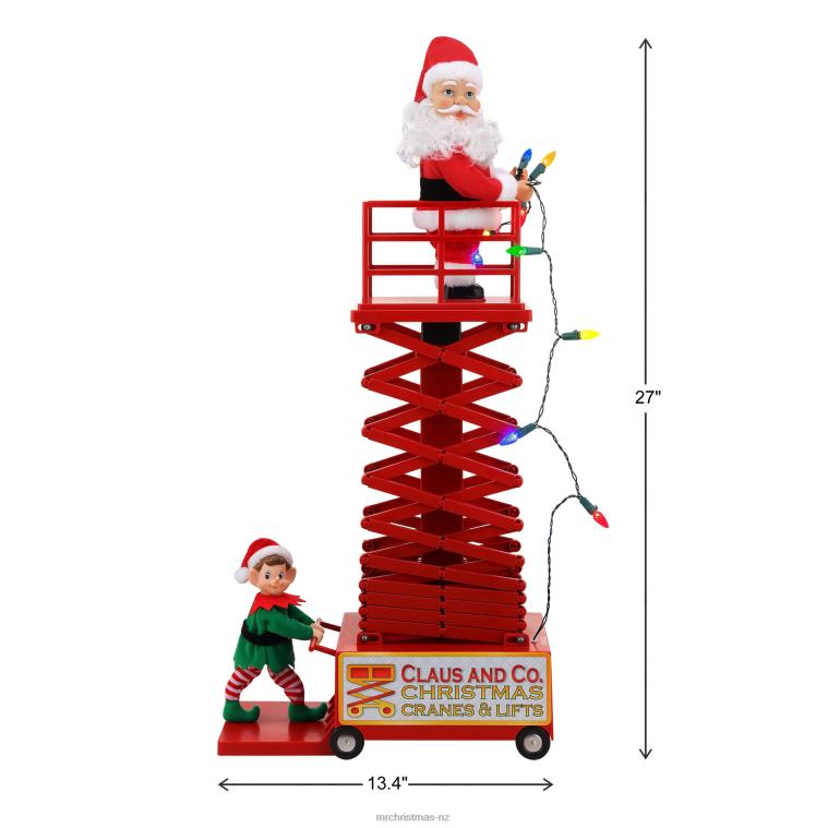Mr. Christmas Decoration 50 Animated & Musical Santa's Lift-White 0J026179