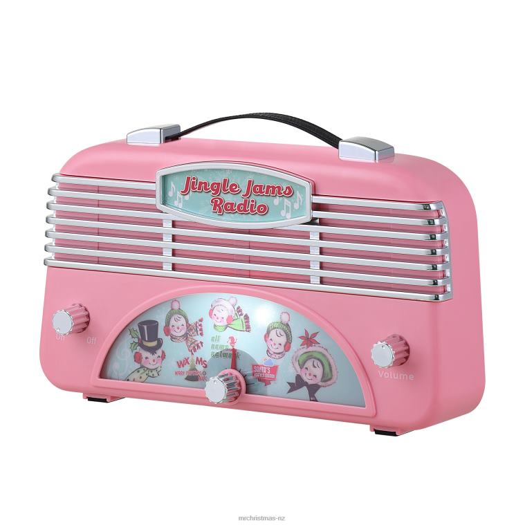 Mr. Christmas Decoration Retro Jingle Jams Radio-Pink 0J026230