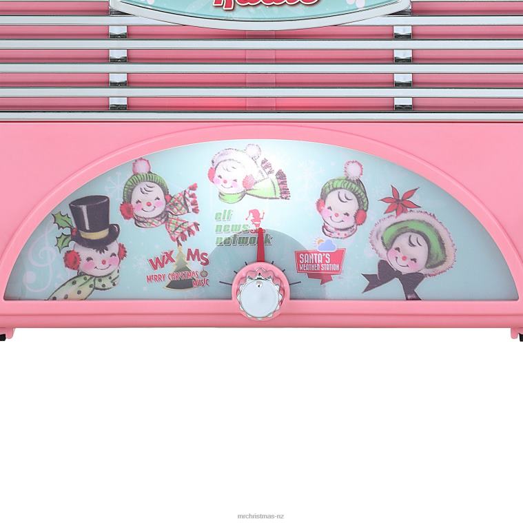 Mr. Christmas Decoration Retro Jingle Jams Radio-Pink 0J026230