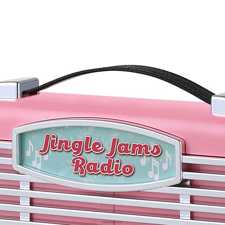 Mr. Christmas Decoration Retro Jingle Jams Radio-Pink 0J026230