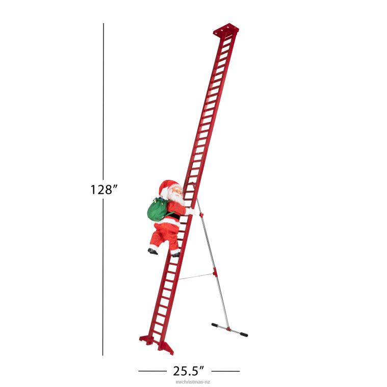 Mr. Christmas Decoration 10' Outdoor Animated Super Climbing Santa 0J02632