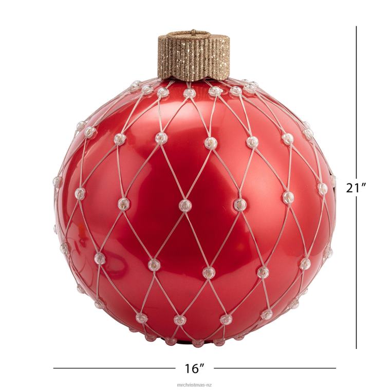 Mr. Christmas Decoration 21 Outdoor Lightshow Ornament-Red 0J026250