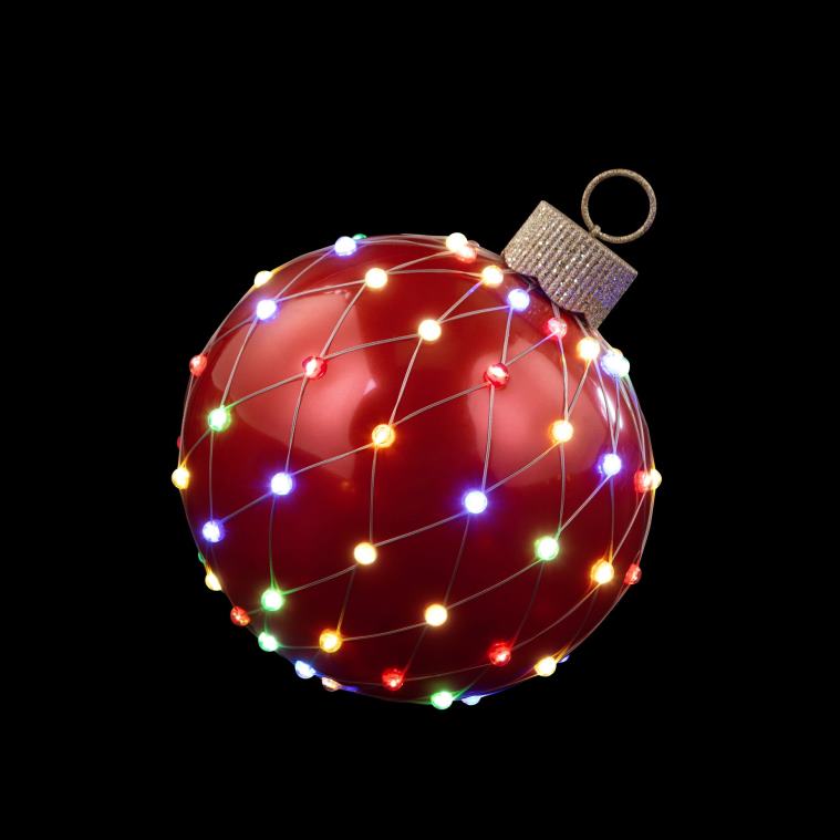 Mr. Christmas Decoration 21 Outdoor Lightshow Ornament-Red 0J026250