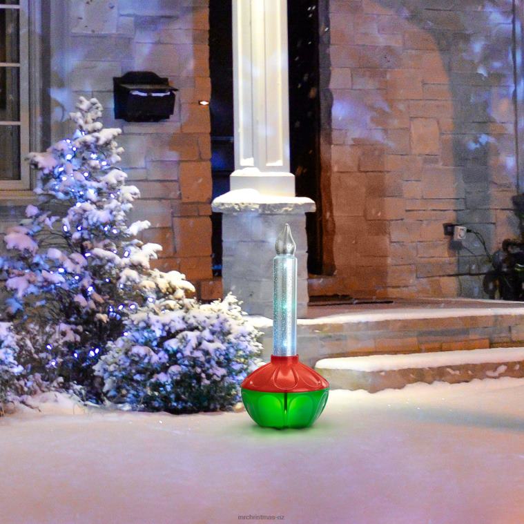 Mr. Christmas Decoration 24 Vintage Blow Mold Bubble Light 0J026178