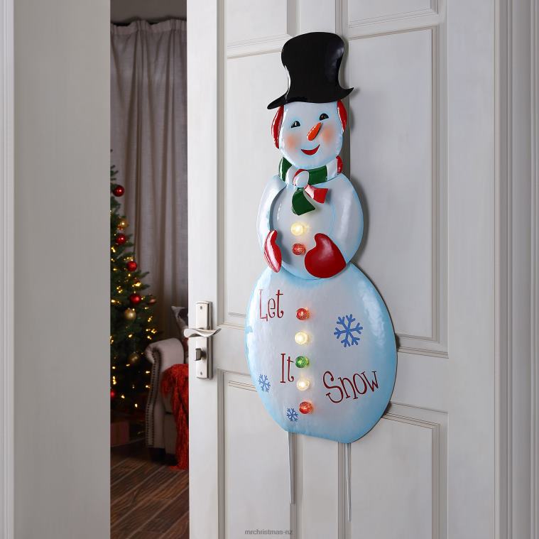 Mr. Christmas Decoration 32 Outdoor Metal Snowman Sign 0J026261