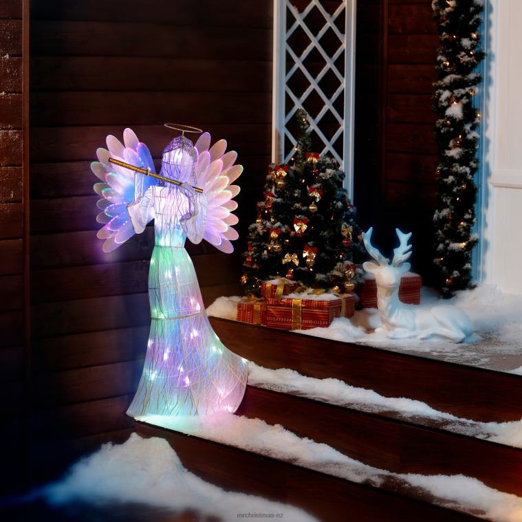 Mr. Christmas Decoration 3' Outdoor Animated Fiber-Optic Angel 0J026172