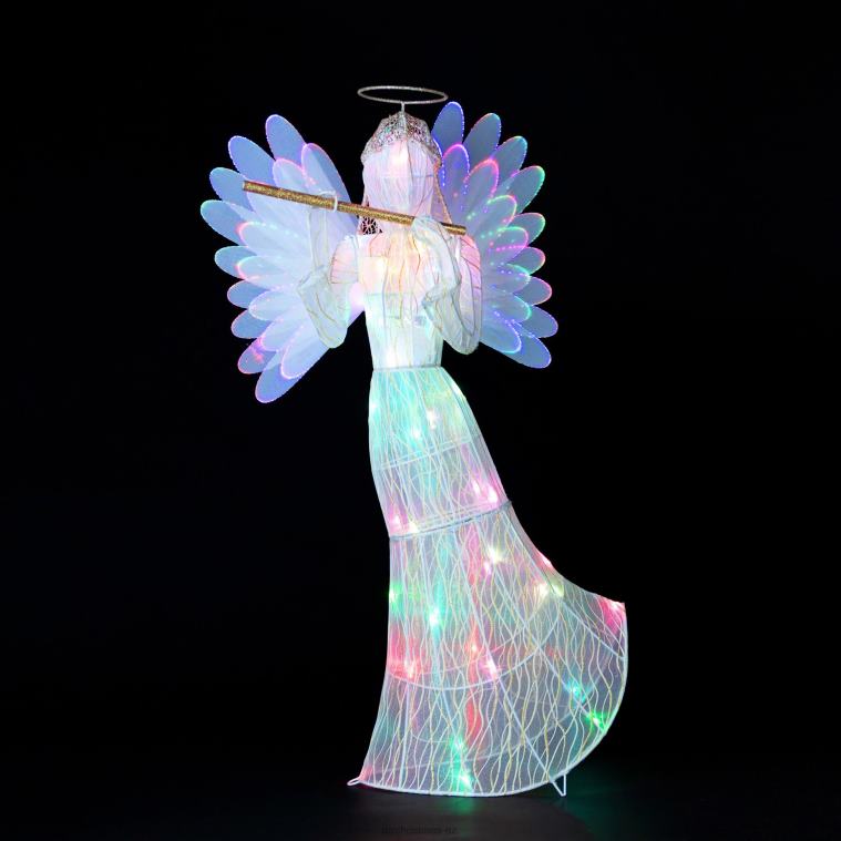 Mr. Christmas Decoration 3' Outdoor Animated Fiber-Optic Angel 0J026172