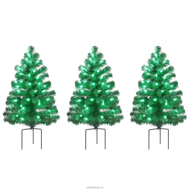 Mr. Christmas Decoration Alexa Enabled Pathway Christmas Trees-RGB Bulbs 0J026262
