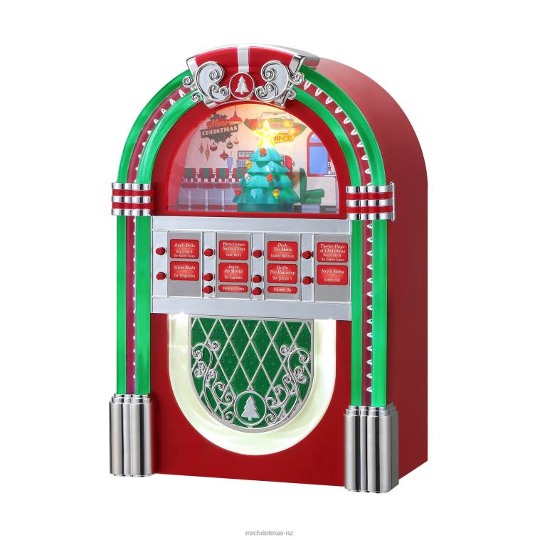 Mr. Christmas Decoration 10.3 Retro Rock-O-Rama Jukebox-Red 0J026135