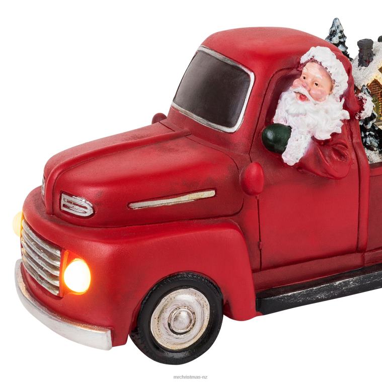 Mr. Christmas Decoration 11 Animated Nostalgic Red Truck-White Santa 0J026140