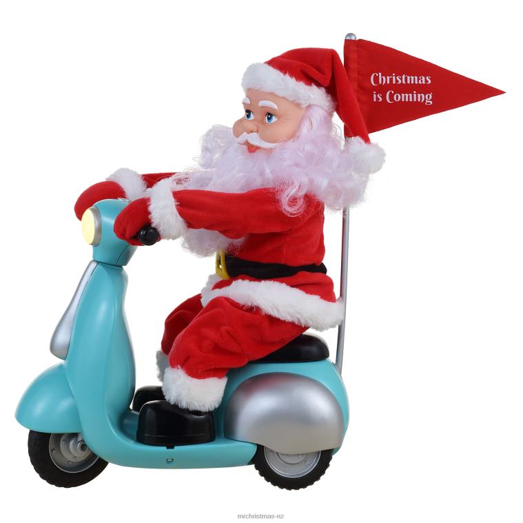 Mr. Christmas Decoration 14.5 Animated Scootin' Santa 0J026139