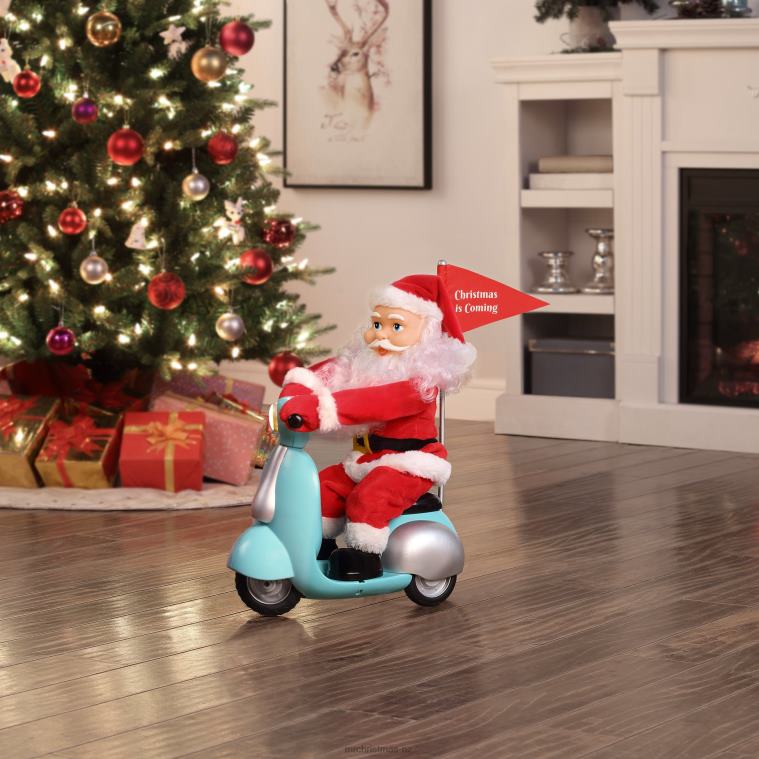 Mr. Christmas Decoration 14.5 Animated Scootin' Santa 0J026139