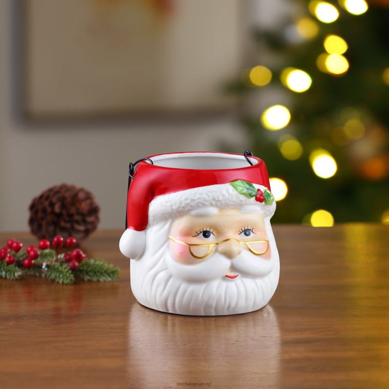 Mr. Christmas Decoration 5 Nostalgic Ceramic Container-Santa Claus 0J026126