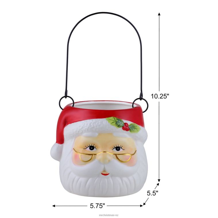 Mr. Christmas Decoration 5 Nostalgic Ceramic Container-Santa Claus 0J026126