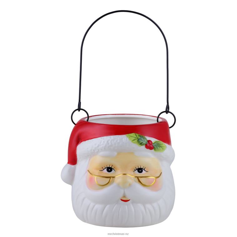 Mr. Christmas Decoration 5 Nostalgic Ceramic Container-Santa Claus 0J026126